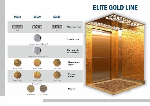 Elite gold line